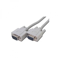 Video kábel VGA (D-sub) M - VGA (D-sub) M, 3m, šedý Video kábel VGA (D-sub) M - VGA (D-sub) M, 3m, šedý