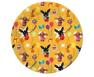 Papierové taniere Bing Rabbit 18 cm 8 ks SET Papierové taniere Bing Rabbit 18 cm 8 ks SET