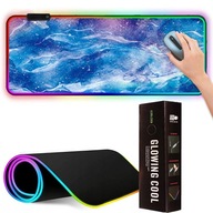 PODSVIETENÁ XXL LED PODLOŽKA PRE HERNÚ MYŠ PODSVIETENÁ XXL LED PODLOŽKA PRE HERNÚ MYŠ