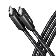 BUCM32-CM20AB USB-C - kábel USB-C 3.2 Gen 2, 2m, PD 100W, 5A, 4K HD, ALU, o BUCM32-CM20AB USB-C - kábel USB-C 3.2 Gen 2, 2m, PD 100W, 5A, 4K HD, ALU, o