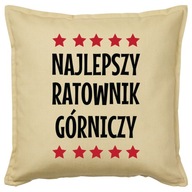 NAJLEPŠIA ZÁCHRANA BANÍKA 50x50 vankúšový darček NAJLEPŠIA ZÁCHRANA BANÍKA 50x50 vankúšový darček