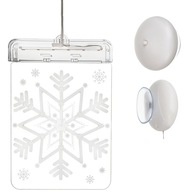 LED farebné sklo 3D snehová vločka teplá biela dekorácia na okná vianočné osvetlenie batérie
