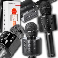BEZDRÔTOVÝ KARAOKE MIKROFÓN BLUETOOTH REPRODUKTOR DARČEK ČIERNA BEZDRÔTOVÝ KARAOKE MIKROFÓN BLUETOOTH REPRODUKTOR DARČEK ČIERNA