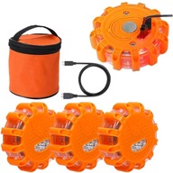 VÝSTRAŽNÉ SVETLO STRECHA LED SVIELA NA CESTÁCH 9 REŽIMOV SVETLA MAGNET 3KS VÝSTRAŽNÉ SVETLO STRECHA LED SVIELA NA CESTÁCH 9 REŽIMOV SVETLA MAGNET 3KS