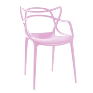 Stolička Jedálenská stolička Ružové kreslo