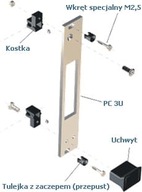 K3PC-3U-4T Predná doska pre EURO 3U kazety, šírka 4T K3PC-3U-4T Predná doska pre EURO 3U kazety, šírka 4T