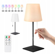MODERNÁ STOLNÁ LAMPA VODEODOLNÁ RGB LED MINIMALISMUS IP44 MODERNÁ STOLNÁ LAMPA VODEODOLNÁ RGB LED MINIMALISMUS IP44