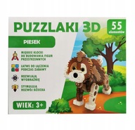 3D penové puzzle PES PUZZLAKI 55 ks.