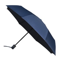 Klasický skladací automatický dáždnik tmavomodrej farby