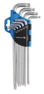 Kľúče TORX 9 ks extra dlhé Hoegert Technik Kľúče TORX 9 ks extra dlhé Hoegert Technik