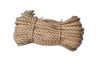 Prírodné jutové lano, jutový špagát, 12 mm, 20 m Prírodné jutové lano, jutový špagát, 12 mm, 20 m