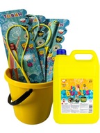 Sada na výrobu mydlových bublín Struny 2x Rim Bucket 5L Sada na výrobu mydlových bublín Struny 2x Rim Bucket 5L