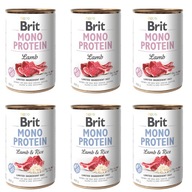 Brit Mono Protein 6 x 400 g Zmes príchutí Mokré jedlo