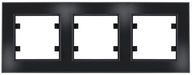 LUMINA Passion 3-násobný sklenený rám BLACK WL9231