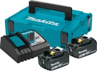 MAKITA Súprava napájacieho zdroja 18V 2x3,0Ah BL1830B + DC18RC 197952-5 + Makpac