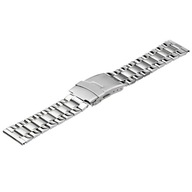 Náramok hodiniek – 22mm – oceľ – striebro Náramok hodiniek – 22mm – oceľ – striebro