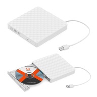 Externá USB optická DVD mechanika KRUX Portable Drive White