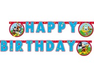 Mickey Rock The House Happy Birthday Garland Mickey Rock The House Happy Birthday Garland
