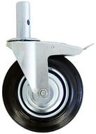 KOLIESKO 200 mm na lešenie, čap 27 mm, BRZDA KOLIESKO 200 mm na lešenie, čap 27 mm, BRZDA