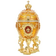Svadobná krabička na drobnosti Šperkovnica na vajíčka Faberge