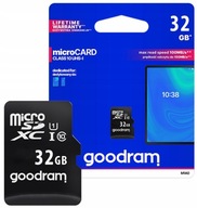 PAMÄŤOVÁ KARTA GOODRAM 32 GB TRIEDA 10 / 100 MB/s