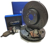 DISK + DESTIČKY PREDNÉ AUDI A6 C7 VŔTANÉ 345mm