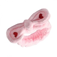 Kozmetická čelenka Pink Hearts OPK11R Kozmetická čelenka Pink Hearts OPK11R