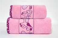 Bavlnená osuška 70x125 Kids Pony ružová Greno Bavlnená osuška 70x125 Kids Pony ružová Greno