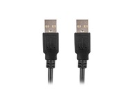 USB kábel A samec na oboch stranách 2,0 1m M/M Lanberg