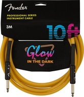 FENDER Gitarový kábel 3m Glow In The Dark GLOWING FENDER Gitarový kábel 3m Glow In The Dark GLOWING