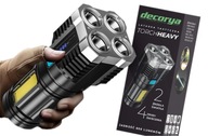 TORCH COB taktická baterka 800 lumenov 4 x LED TORCH COB taktická baterka 800 lumenov 4 x LED