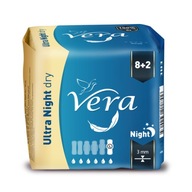 Hygienické vložky Ultra NIGHT Dry pre NIGHT VERA 8 + 2 kusy