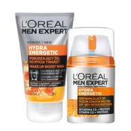 Krém na tvár a čistiaci gél na tvár pre mužov Loreal Men Expert Set Krém na tvár a čistiaci gél na tvár pre mužov Loreal Men Expert Set
