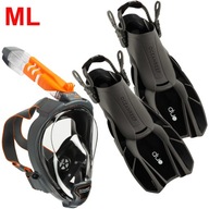 OCEAN REEF FULL FACE MASK ARIA QR+ DUO FINS OCEAN REEF FULL FACE MASK ARIA QR+ DUO FINS