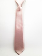 Púdrovoružová chlapčenská detská kravata s gumičkou