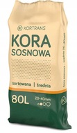 Borovicová kôra stredná 20-40 mm 80l Kortrans