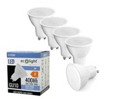 5x GU10 LED žiarovka 5W 6500K studená biela 400lm 5x GU10 LED žiarovka 5W 6500K studená biela 400lm