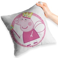 BIELY VANKÚŠ PRE FANOUŠKU AKO DARČEK PEPPA PIG MÓDNY DIZAJN BIELY VANKÚŠ PRE FANOUŠKU AKO DARČEK PEPPA PIG MÓDNY DIZAJN