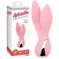 CHISA Dizajnový zajačikový vibrátor, USB Pink