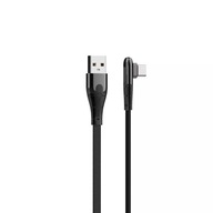 USB-A - USB-C LDNIO kábel, uhlový, 90 stupňov, 1 m, LS581C USB-A - USB-C LDNIO kábel, uhlový, 90 stupňov, 1 m, LS581C