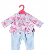 BABY ANNABELL Jeansové cestovné oblečenie pre bábiku BABY ANNABELL Jeansové cestovné oblečenie pre bábiku