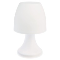 LED STOLNÁ LAMPA, biela, na batérie, 20 cm