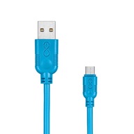 Univerzálny Micro USB kábel 2m modrý