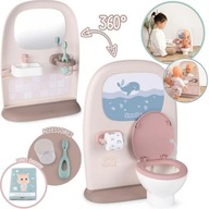 Smoby Baby Nurse Obojstranné WC Kúpeľňa pre bábiku s príslušenstvom