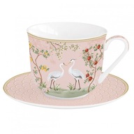 Porcelánová Šálka s podšálkou 370 ml, svetloružová Porcelánová Šálka s podšálkou 370 ml, svetloružová