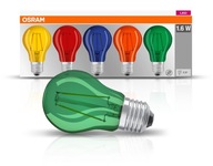 LED FILAMENT DECOR E27 2,5W MIX FARBA OSRAM 5 ks LED FILAMENT DECOR E27 2,5W MIX FARBA OSRAM 5 ks