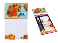 Magnetický zápisník, veľký - V. van Gogh, Sunflowers