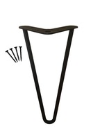 Kovové nohy Stolová noha čierna 50 CM 2 bar Kovové nohy Stolová noha čierna 50 CM 2 bar
