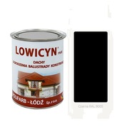 LOWICYN 0,8l strecha pozink ČIERNA RAL 9005 Mat