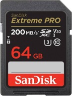 Pamäťová karta SANDISK Extreme Pro SDXC 64GB V30